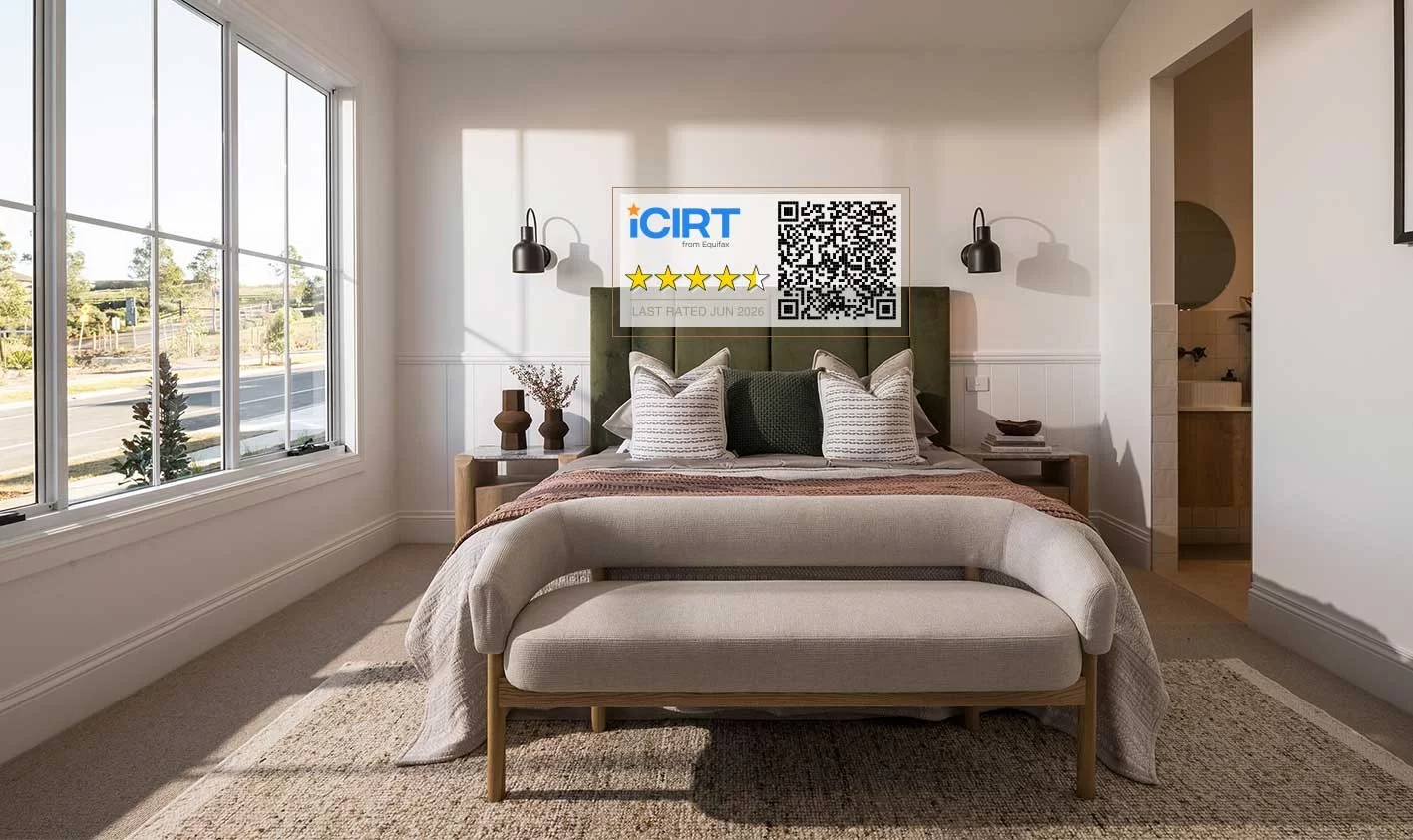 Brolen Homes 4.5 Star Gold iCIRT rating from Equifax